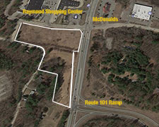 Commercial land for sale. Route 107, Raymond, NH